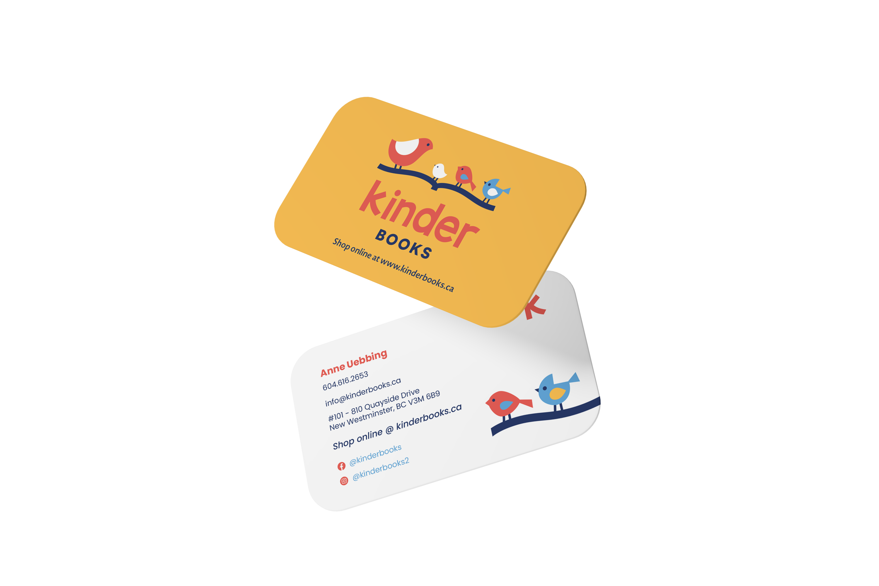 Kinder Books Business Card